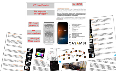 Gepersonaliseerde Casambi brochure