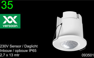 Versaan Unity S1E sensor-Gb3+(box=Gc4)(zwart=Ga6 erbij)