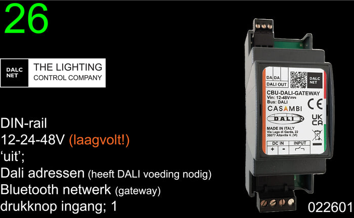 Dalcnet CBU-DALI-GATEWAY