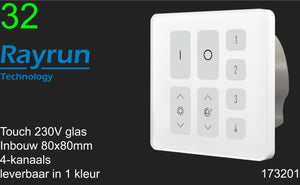 Rayrun-230V-Glas-switch-Casambi-Cb1