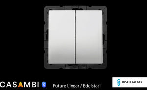 Busch-Jager-Enocean-schakelaar-voor-Casambi-Future-Linear-Edelstaal-dubbel