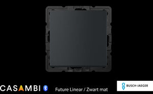 Busch-Jager-Enocean-schakelaar-voor-Casambi-Future-Linear-Zwart-mat-enkel-Ec8
