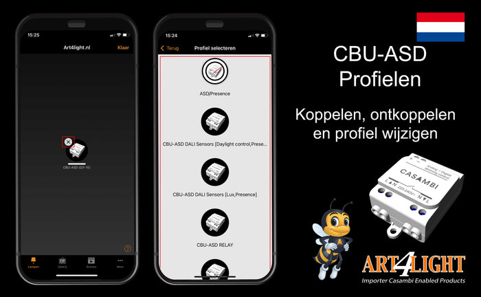 CBU-ASD inleren en profiel wijzigen
