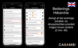 Casambi-bediening-hierarchie