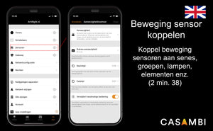 Casambi-beweging-sensor-koppelen