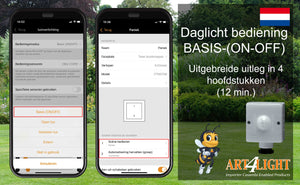 Casambi daglicht bediening Basis On-Off