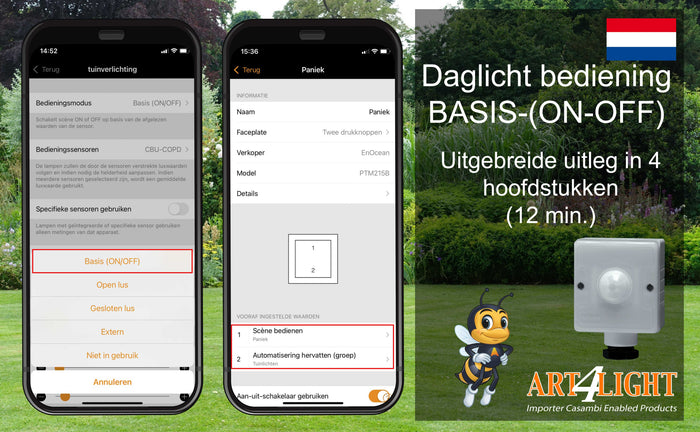 Beweging sensor en timers