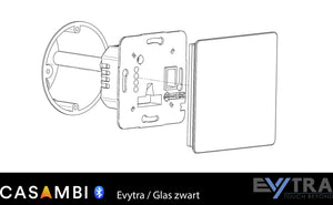 Evytra glass touch switch 230V