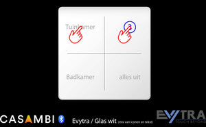 Evytra-glas-touch-schakelaar-Casambi-met-icoon-en-tekst